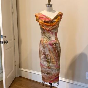 Black Halo  Sheath Cocktail dress